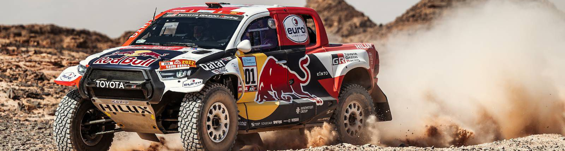 Изображение на странице НАССЕР АЛЬ-АТТИЯ ЗА РУЛЕМ TOYOTA HILUX СТАЛ ПОБЕДИТЕЛЕМ РАЛЛИ-РЕЙДА «ДАКАР-2022» Тойота Центр Нижневартовск